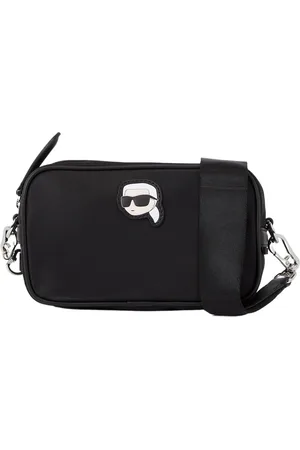 Karl Lagerfeld Torebki, Mężczyzna, Czarny, ONE SIZE, Nylon, Crossbody Ikonik 2.0