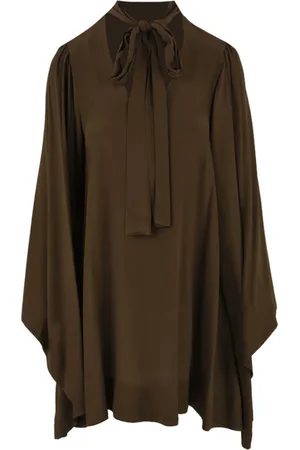SOLOTRE Sukienki, Kobieta, brązowy, M, Elegancka sukienka