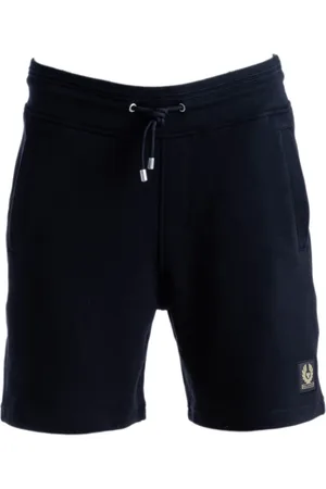 Belstaff Szorty, Mężczyzna, Czarny, S, Casualowe bawełniane szorty