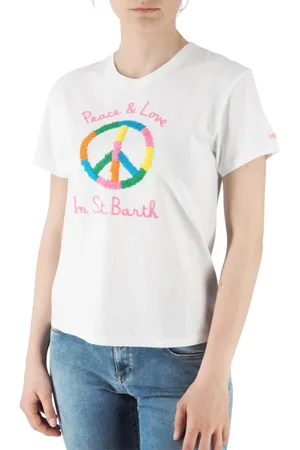 MC2 SAINT BARTH Koszulki, Kobieta, Biały, S, T-Shirts