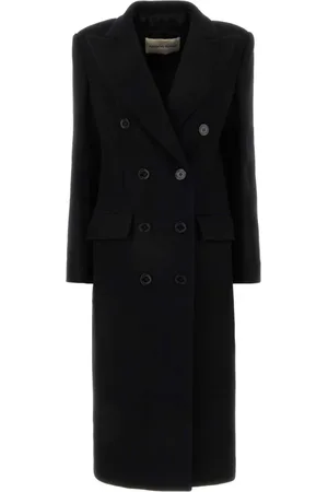 ALEXANDRE VAUTHIER Płaszcze, Kobieta, Czarny, S, Single-Breasted Coats
