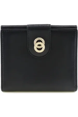 Bvlgari Pre-owned, Kobieta, Czarny, ONE SIZE, Skóra, Pre-owned skórzane portfele