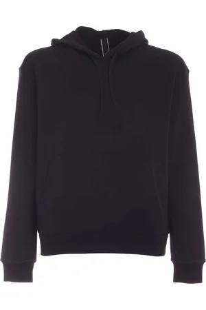 Hogan Bluzy, Mężczyzna, Czarny, L, Czarny bluza z kapturem, Pozostań ciepły i stylowy