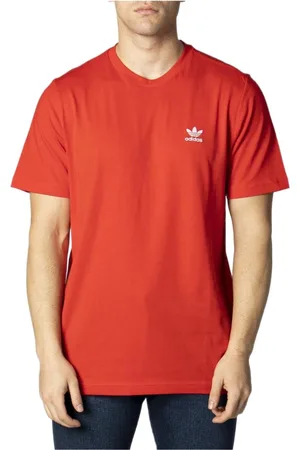 adidas Koszulki, Mężczyzna, Czerwony, M, Czerwony T-shirt Męski