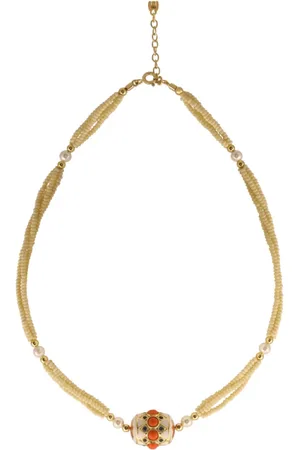 Dorothée Sausset Akcesoria, Kobieta, Żółty, ONE SIZE, Necklaces