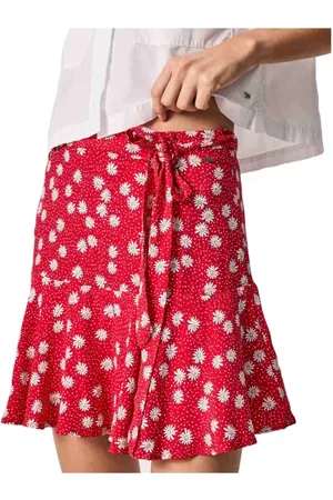 Pepe Jeans Spódnice, Kobieta, Czerwony, L, Spódnice