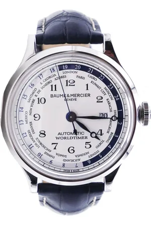 Baume et Mercier Akcesoria, Mężczyzna, Szary, ONE SIZE, Zegarek Men - M0a 10106 - Capeland Worldtimer
