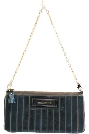 Anya Hindmarch Pre-owned, Kobieta, Niebieski, ONE SIZE, Skóra, Pre-owned Skórzane torebki