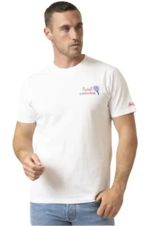 MC2 SAINT BARTH Koszulki, Mężczyzna, Biały, S, T-Shirts