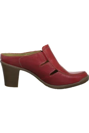 Camel Active Buty, Kobieta, Czerwony, 38 EU, Elegancka Sandałka w Stylu Vintage z Modnym Obcasem