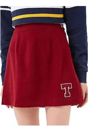 Tommy Hilfiger Spódnice, Kobieta, Czerwony, S, Spódnica TJW