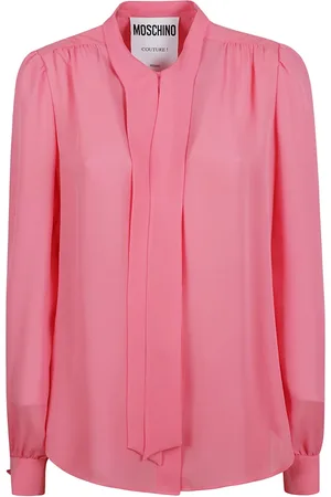 Moschino Bluzki, Kobieta, Różowy, M, Fuchsia Koszule Kolekcja