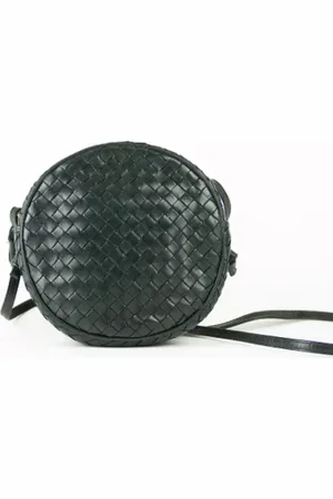 Bottega Veneta Pre-owned, Kobieta, Czarny, ONE SIZE, Używana czarna torba na ramię z tkaniny
