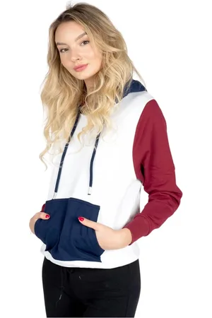 Invicta Kurtki, Kobieta, Wielobarwność, XL, Bluza z kapturem i kieszeniami