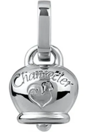 CHANTECLER Akcesoria, Kobieta, Szary, ONE SIZE, Srebrny Dzwonek Charm dla Kobiet