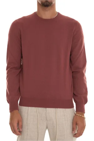 Gran Sasso Bluzy, Mężczyzna, brązowy, M, Kaszmir, Round-neck pullover