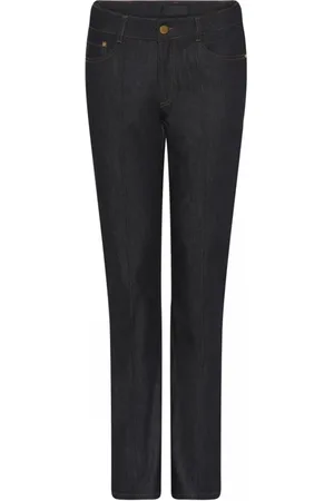 C.ro Jeansy, Kobieta, Czarny, XS, Bawełna, Spodnie Emma Pin-Tuck - Indigo