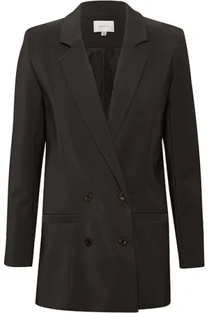 Gestuz Kurtki, Kobieta, brązowy, M, Stylowy Box-Fit Blezer