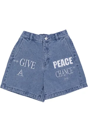 Obey Szorty, Kobieta, Niebieski, M, Denim, Denim Shorts