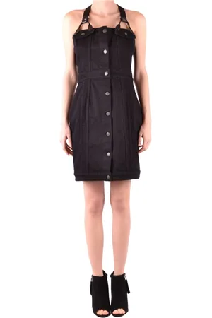 Moschino Sukienki, Kobieta, Czarny, M, Czarna Sukienka Dzienna