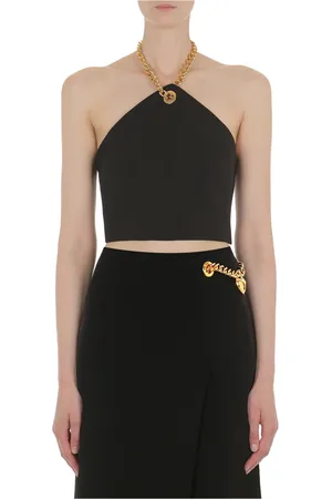 Moschino Koszulki, Kobieta, Czarny, S, Czarna Bluzka dla Kobiet