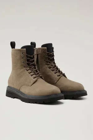 Woolrich Buty, Mężczyzna, Beżowy, 45 EU, Męskie Nubukowe Buty Miejskie