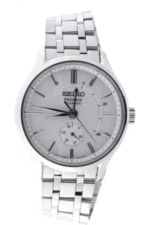 Seiko Akcesoria, Mężczyzna, Szary, ONE SIZE, Presage Japanese Garden Automatyczny Zegarek