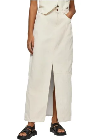 Pepe Jeans Spódnice, Kobieta, Biały, M, Maxi Skirts