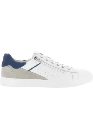 Nero Giardini Buty, Mężczyzna, Biały, 44 EU, Zamsz, Sneakersy
