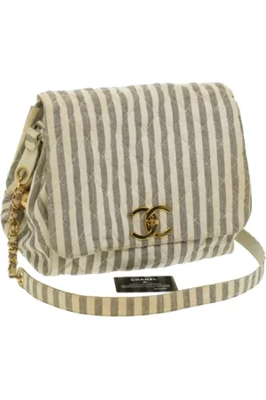 CHANEL Pre-owned, unisex, Biały, ONE SIZE, Pre-owned Canvas chanel-bags