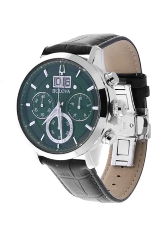 BULOVA Akcesoria, Mężczyzna, Zielony, ONE SIZE, Sutton Big Date Zegarek