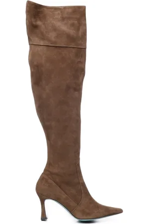 Fratelli Russo Buty, Kobieta, brązowy, 37 EU, Zamsz, Over-knee Botki