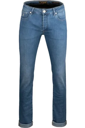 MOORER Jeansy, Mężczyzna, Niebieski, W33, Trousers