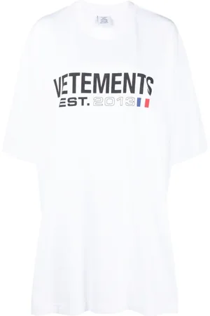 Vetements Koszulki, Kobieta, Biały, S, Białe koszulki i pola