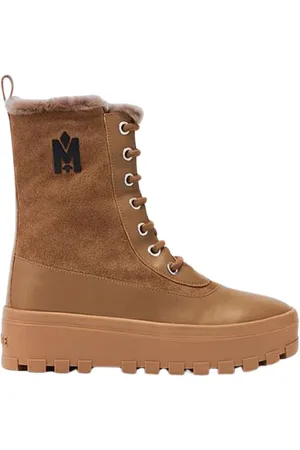 Mackage Buty, Kobieta, brązowy, 36 EU, Skóra, Lace-up Botki