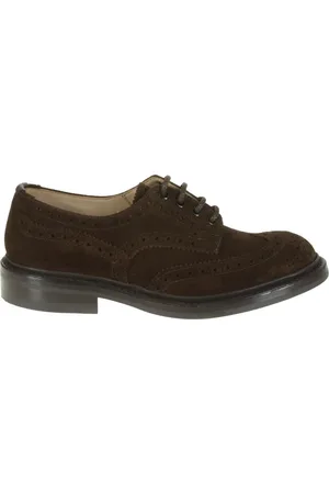 TRICKERS Buty, Mężczyzna, brązowy, 41 EU, Zamsz, Buty Bourton