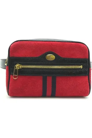 Gucci Pre-owned, Kobieta, Czerwony, ONE SIZE, Zamsz, Pre-owned Suede gucci-bags