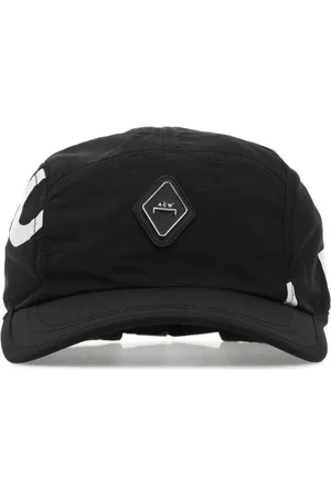 A-cold-wall* Akcesoria, Mężczyzna, Czarny, ONE SIZE, Nylon, Czarna czapka baseballowa czarna nylonowa