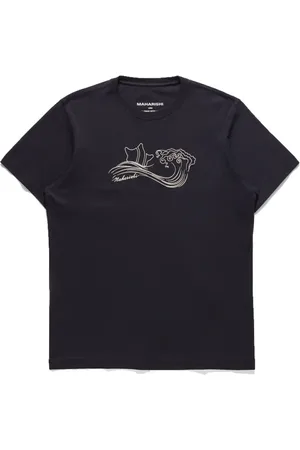 Maharishi Koszulki, Mężczyzna, Niebieski, L, T-Shirts