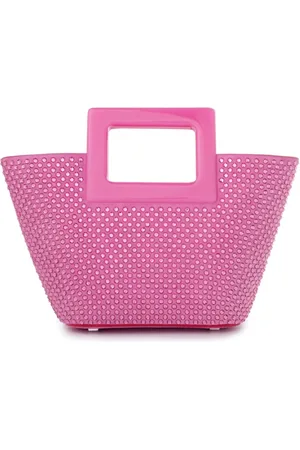 Marina Raphael Torebki, Kobieta, Różowy, ONE SIZE, Zamsz, Różowa Zamszowa Torba Riviera