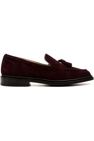 TRICKERS Buty, Mężczyzna, Czerwony, 41 EU, Czerwone płaskie buty