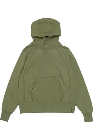 ENGINEERED GARMENTS Bluzy, Mężczyzna, Zielony, S, Bawełna, Bluza z kapturem
