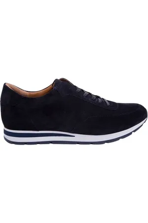 Hackett Buty, Mężczyzna, Niebieski, 42 EU, Zamsz, Trainersy biegaczy
