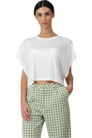 Dondup Koszulki, Kobieta, Biały, M, Casual T-Shirt
