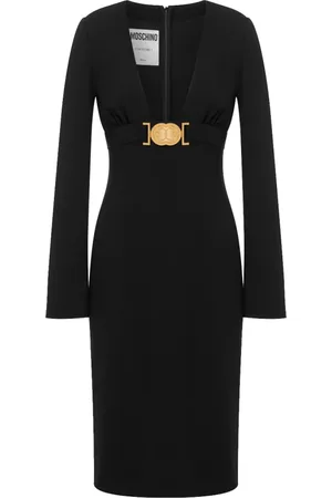 Moschino Sukienki, Kobieta, Czarny, XS, Uniwersalna Modna Sukienka