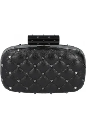 VALENTINO Pre-owned, Kobieta, Czarny, ONE SIZE, Skóra, Pre-owned Leather clutches