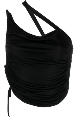 ANDREA ADAMO Koszulki, Kobieta, Czarny, M, Sleeveless Tops