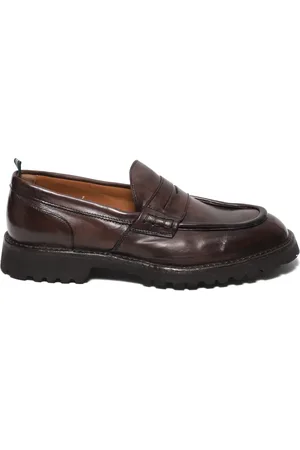 Green george Buty, Mężczyzna, brązowy, 43 EU, Vintage Brązowe Mokasyny
