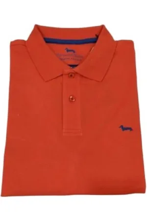 HARMONT&BLAINE Koszulki, Mężczyzna, Czerwony, L, Koszulka Polo