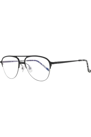 Hackett Akcesoria, Mężczyzna, Czarny, ONE SIZE, Czarne Męskie Okulary Optyczne z Filtrem Niebieskim